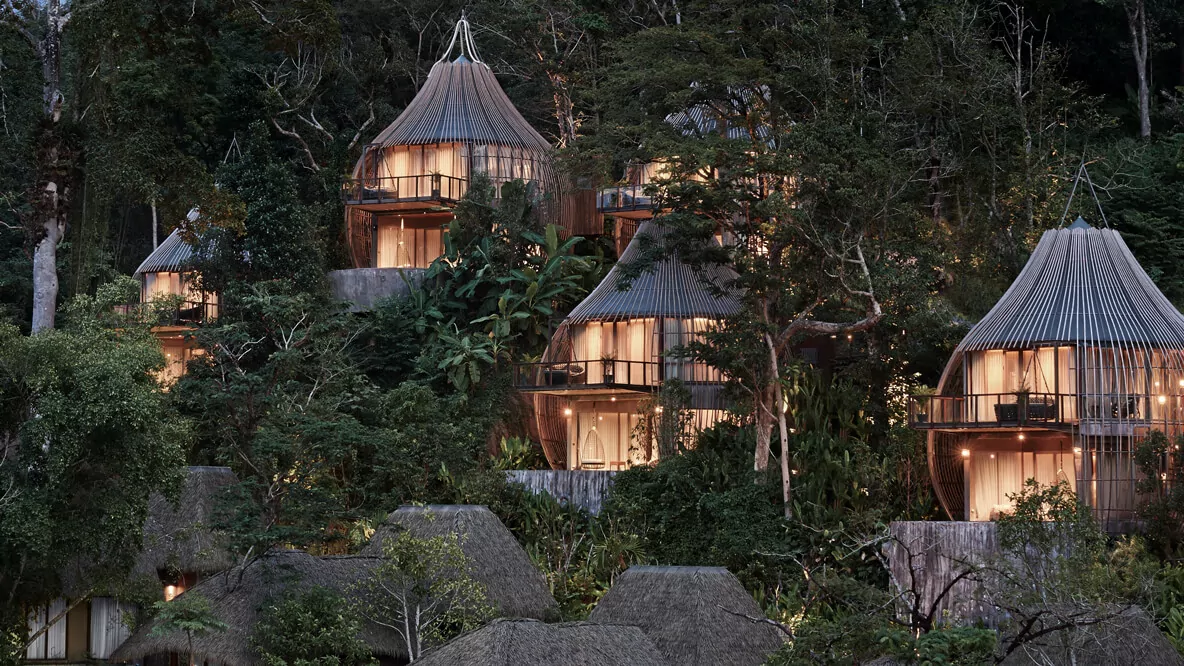 Unique bird’s nest pool villa tucked away in the lush Phuket rainforest at Keemala